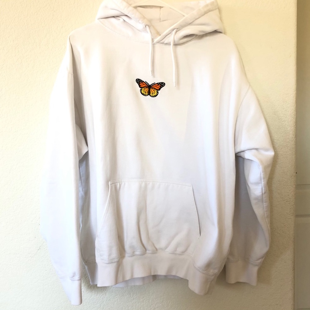 Brandy Melville Butterfly Christy Oversized Hoodie